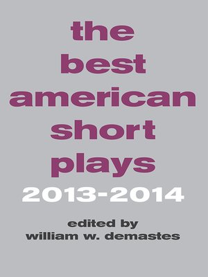 cover image of The Best American Short Plays 2013-2014